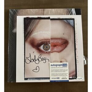 AUTOGRAPHED Lady Gaga Mayhem Signed Art Card Vinyl COA #SD86339